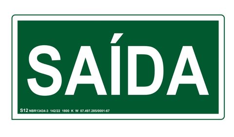Placa S12 — Saída