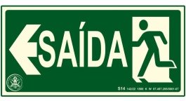 Placa S14 — Saída esquerda